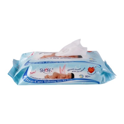 80pcs Baby Hand And Mouth Wet Wipes Alcohol Free Spunlace Nonwoven Baby Wet Wipe for Babies.